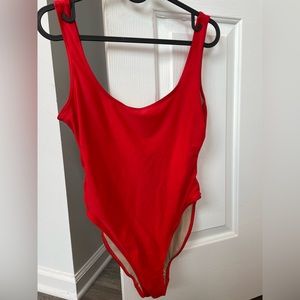American Apparel Red One Piece Size Medium